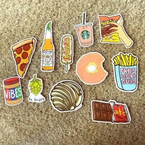 Junk Food Sticker Pack
